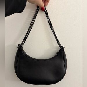 Black Celine Medium Ava Chain bag